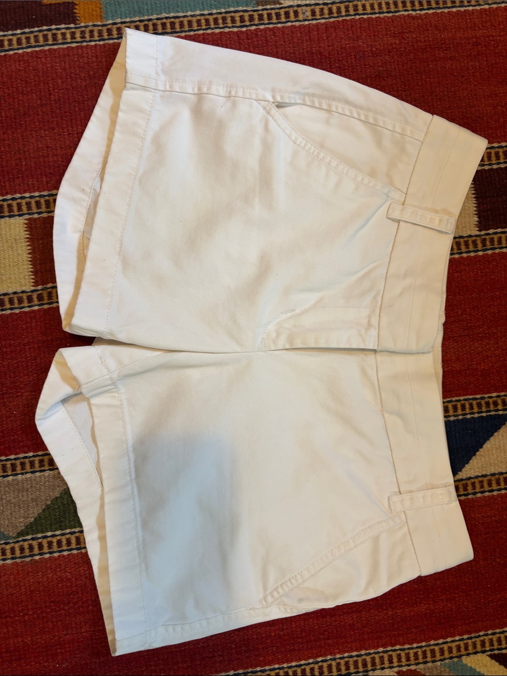 J. Crew White Chino Shorts